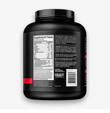 MuscleTech NitroTech Whey Protein 4Lb Supplement Fact