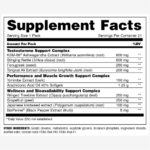 Universal Nutrition Animal Test Supplement Facts