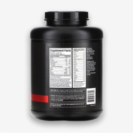 MuscleTech IsoWhey 5Lb Chocolate supplement fact