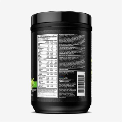 MuscleTech EAA + Energy Nutritional Information