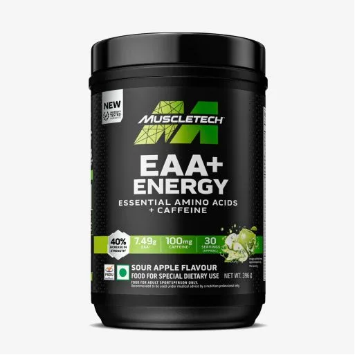 MuscleTech EAA + Energy Sour Apple Flavour