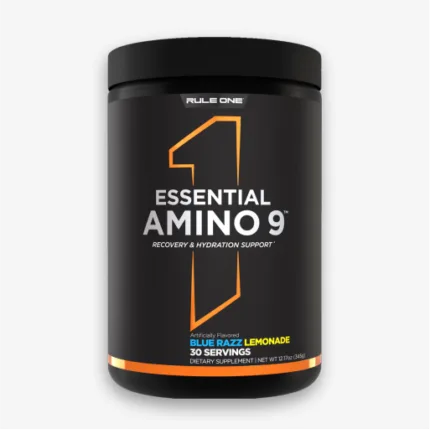 Rule1 Essential amino EAA Blue Razz Lemonade