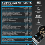 Nutrex Vitadapt Multivitamin Supplement Fact