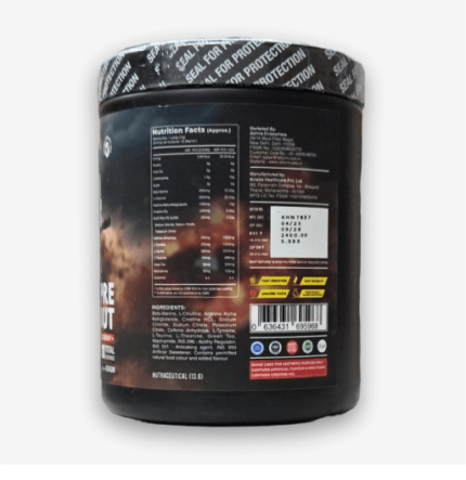 Reformulate t-34 pre-workout Nutrition Facts