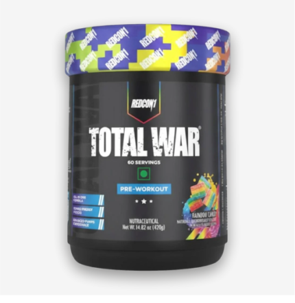 Redcon1 Total War Pre workout 60 Servings Rainbow Candy