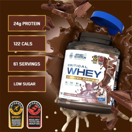 Applied Nutrition Critical Whey Protein 2kg Chocolate Milkshake