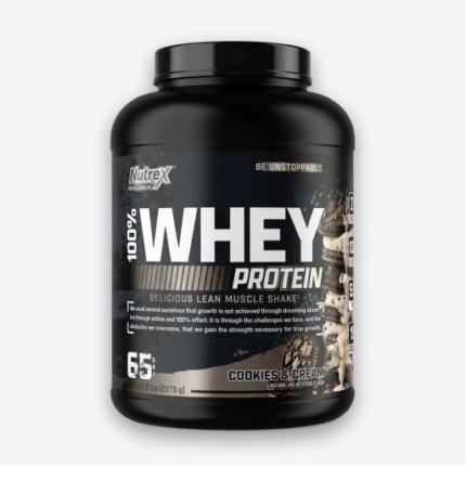 Nutrex 100% Whey Protein 5lb Cookies & Cream