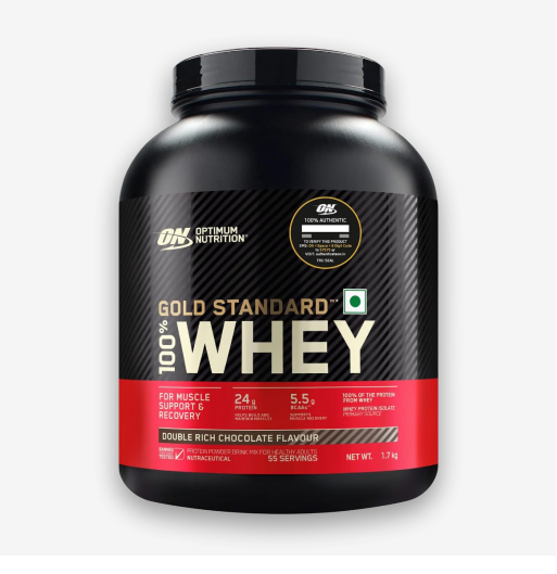 Optimum Nutrition On Gold Standard 100% Whey Protein 1.7kg Double Rich Chocolate